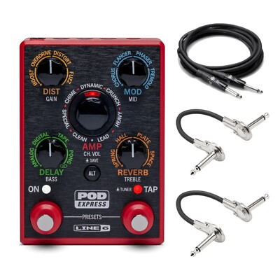 New Line 6 POD Express Guitar Portable Amp & Effects Processor Pedal