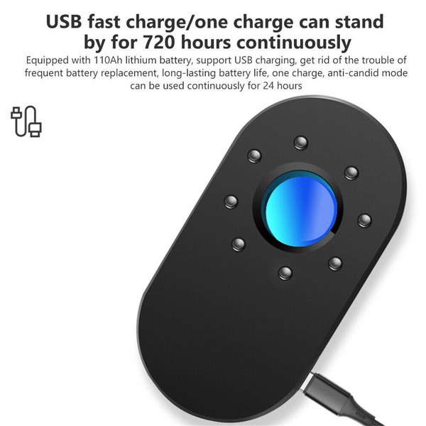 Signal Lens RF Tracker Camera Detector GSM Audio Anti Hidden Cam Bug Finder - Image 8