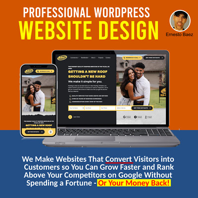 Professional WordPress Website Design & ReDesign - HTML CSS Javascript
