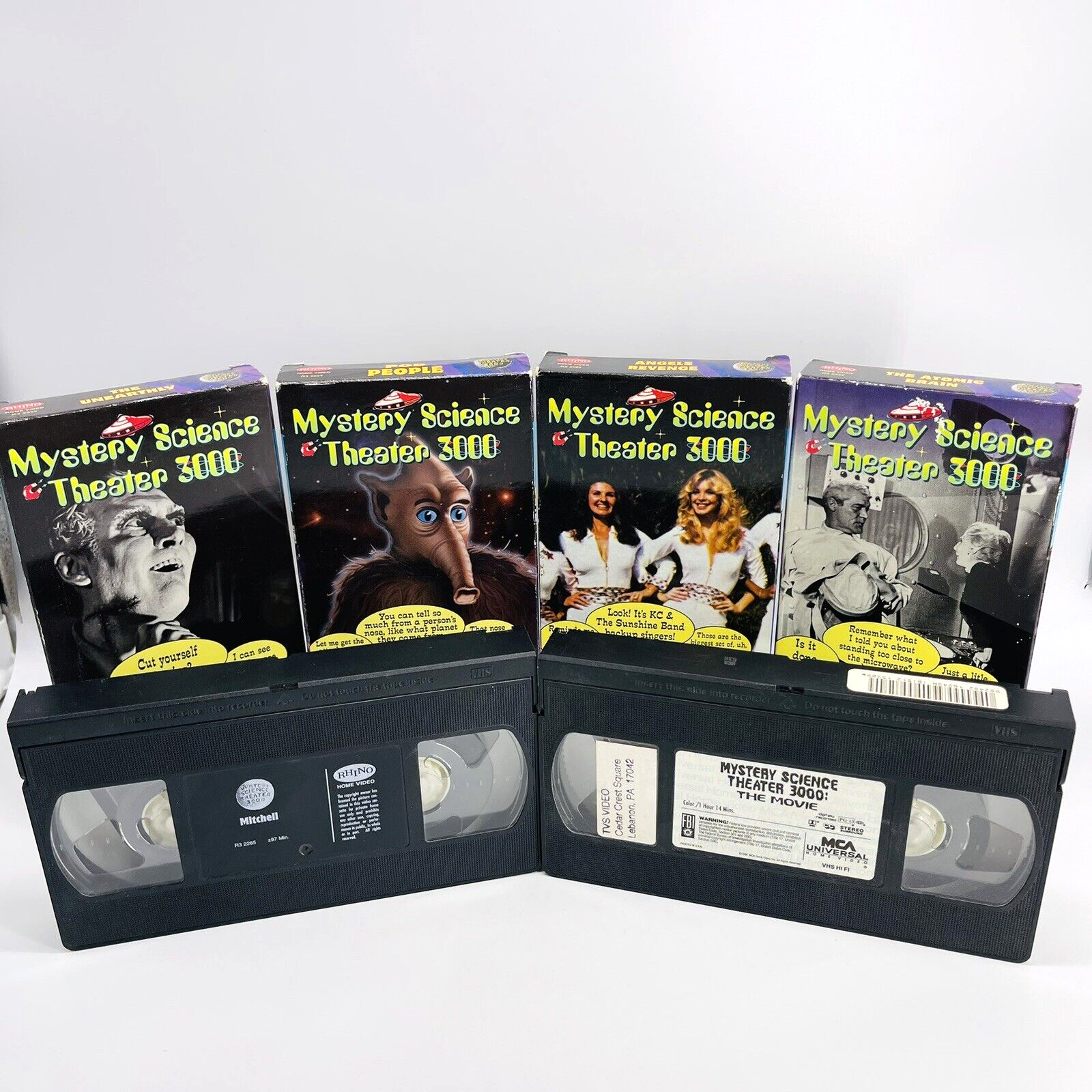 VINTAGE BUNDLE OF MYSTERY SCIENCE THEATER 3000 MOVIES-MST3K