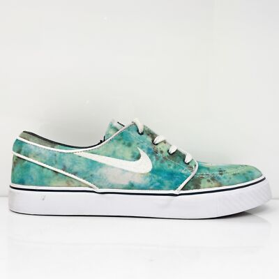 

Мужские кроссовки Nike Zoom Stefan Janoski Pr Qs 678472-317 Зеленые повседневные кроссовки Sz 10, Зеленый, Zoom Stefan Janoski Pr Qs