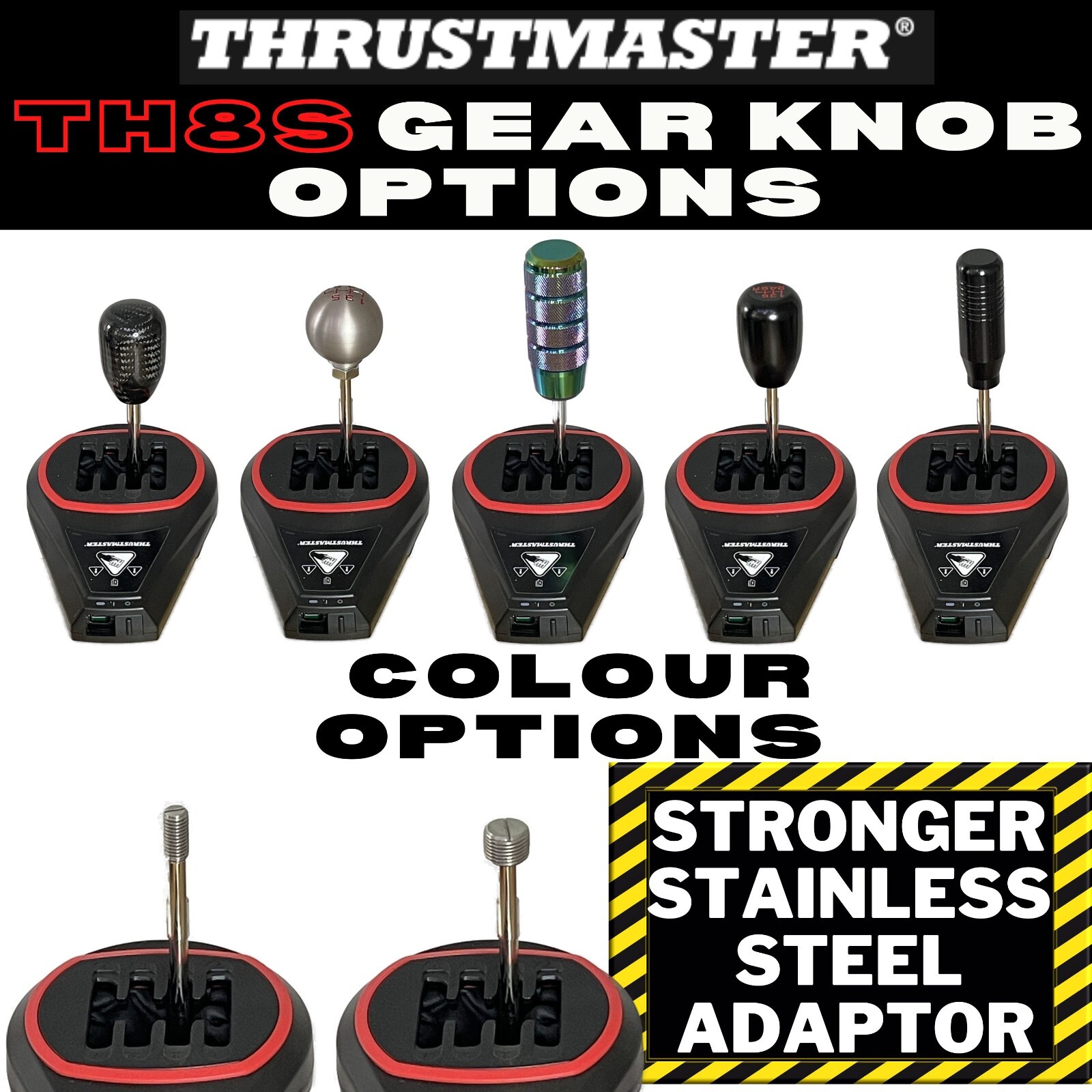 Thrustmaster TH8S alternative Gear knob Gear Shifter Knob Thrustmaster TH8S alternative Gear knob Gear Shifter Knob