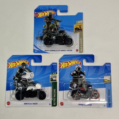 2021-22 Hot Wheels Short Card Motorcycle Lot Ducati / BMW / Honda 1:64 Diecast