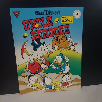 Gladstone Comic Album #4 Walt Disney's Uncle Scrooge Back to the Klondike
