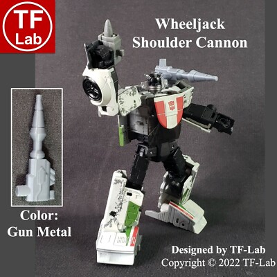 Shoulder Cannon Upgrade for Kingdom/Earthrise/Studio SS 81 Wheeljack