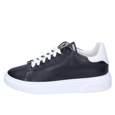 Pre-owned Baldinini Herren Schuhe  43 Eu Sneakers Blau Leder Bf459-43