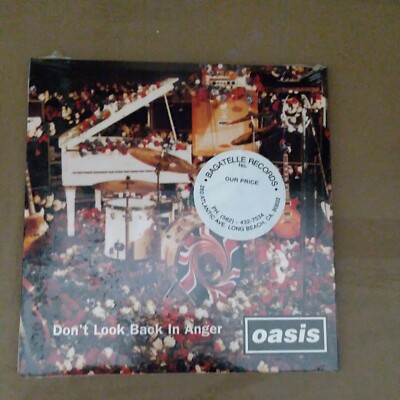 OASIS CD SINGLE DON'T LOOK BACK IN ANGER BRAND NEW SEALED