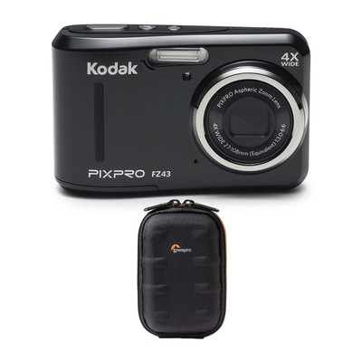 KODAK PIXPRO FZ43 16 MP Digital Camera with Camera Case Bundle