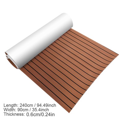 EVA Teak Decking Sheet Bootsboden Dunkelbraun Für Yacht