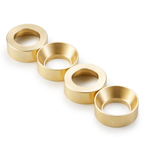 Gold Brass Wheel Weights for Axial SCX24 AXI90081 1:24 RC Crawler Car Upgrade