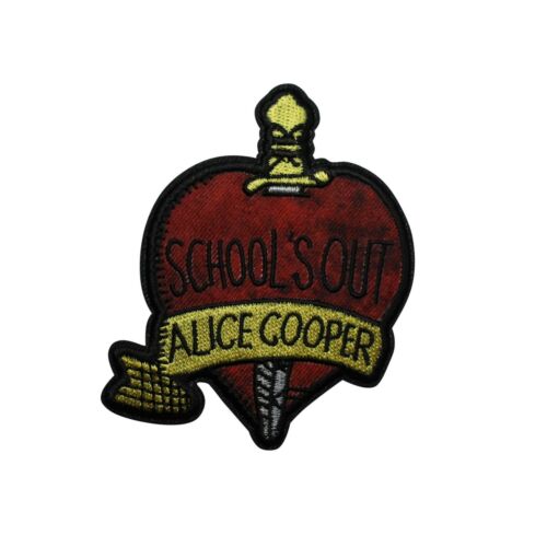 Alice Cooper Schools Out Iron On Patch - Music Band Officially Licensed 049-B