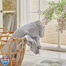 Ruffled Toddler Blanket Ruffle Comforter for Baby Toddler Girls, Soft Cozy Cute Quilted Blanket Breathable Microfiber Comfortable Down Alternative Small Size Quilt with Ruffle - 39