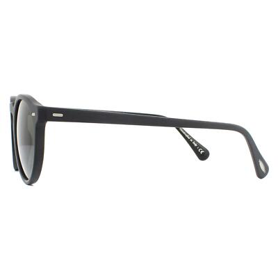 Pre-owned Oliver Peoples Sunglasses Gregory Peck Ov5217s 1031p2 Black Midnight Polarized In Gray