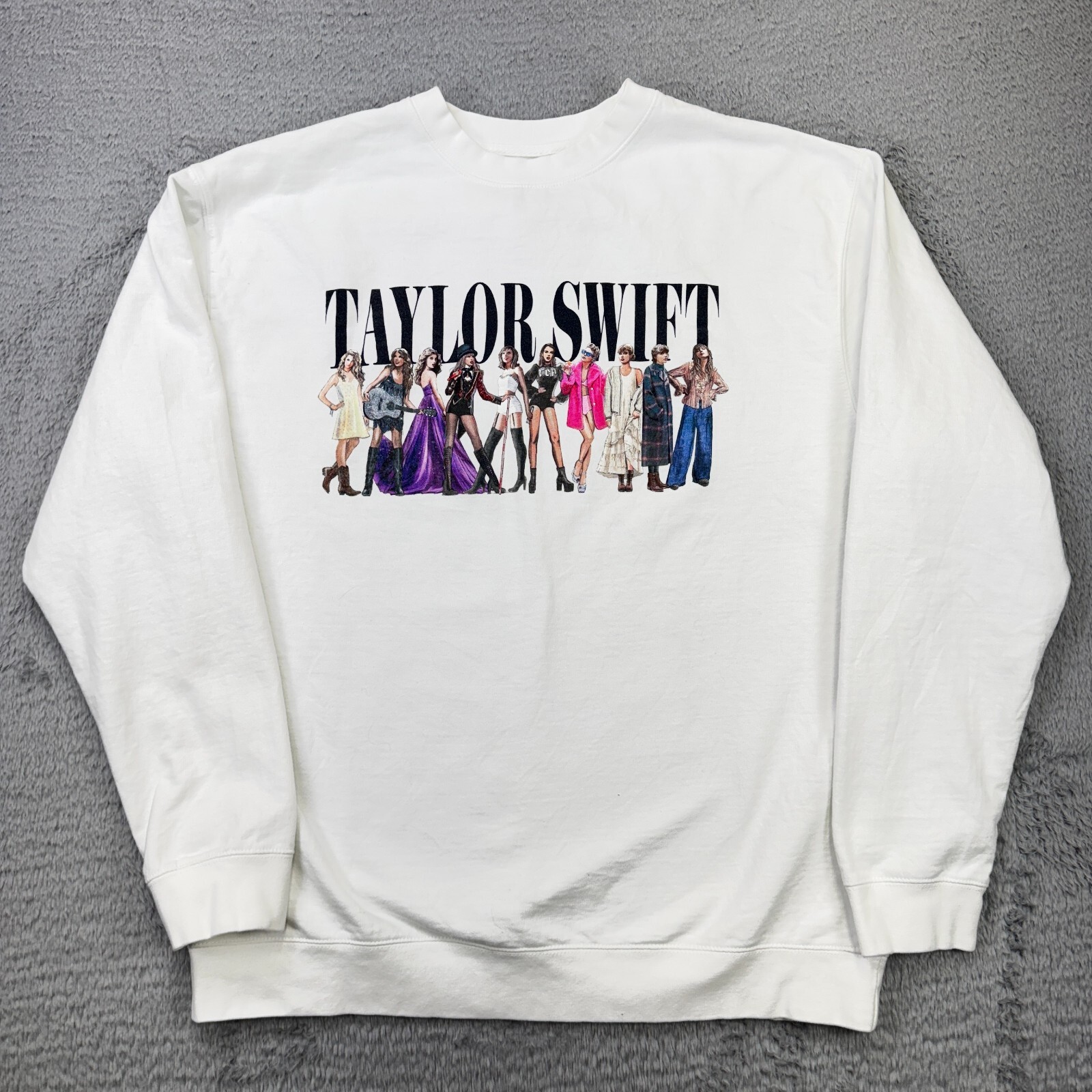 Taylor Swift Midnights Eras Crewneck sweatshirt size 2XL
