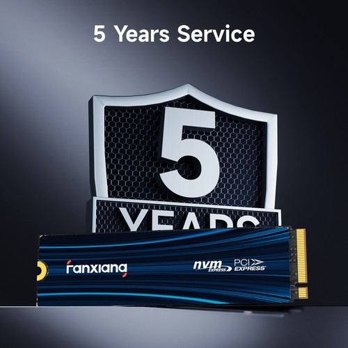Fanxiang 2TB M.2 SSD PS5 NVMe PCIe 4.0 SSD Hard Drive 7300MB/s Solid State Drive