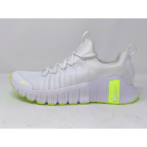 Nike Free Metcon 6 Volt White Training Sneakers, Size 10.5