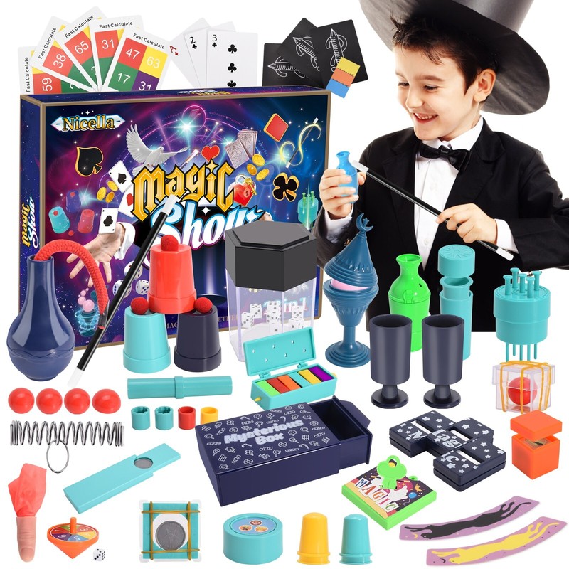 Magic Kit w/ 109 Tricks, 28 in 1 Magic Set