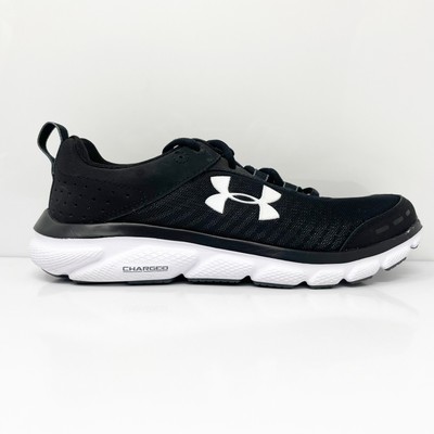 Under Armour Womens Charged Assert 8 3022645 Черные кроссовки для бега 8.5 2E, Черный, Charged Assert 8