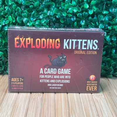 NIB Exploding Kittens Card Game Kitty-Powered Card Game The hit party game for f