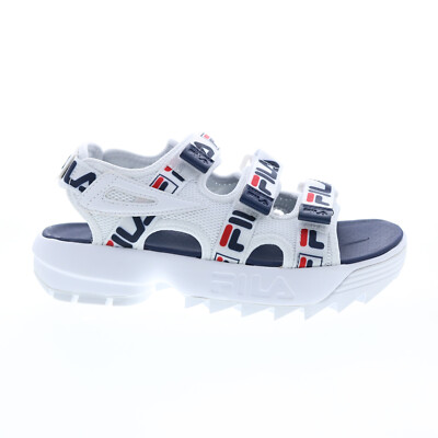 

Fila Disruptor Sandal 5SM00034-125 Женские белые парусиновые спортивные сандалии Обувь, Белый, Fila Disruptor Sandal