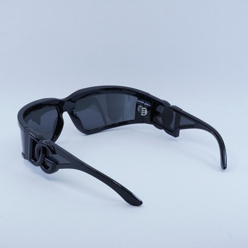 Pre-owned Dolce & Gabbana Dg6198 501/87 Black/dark Grey 63-16-130 Sunglasses Authentic In Gray