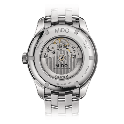 Pre-owned Mido - M0246301106100 - Belluna Sunray Dial