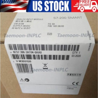 New Siemens 6ES7288-3AT04-0AA0 S7-200 Analog input SM AI04 6ES7 288-3AT04-0AA0