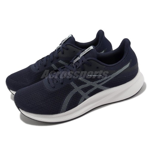 

Мужские кроссовки Asics Patriot 13 2E Wide Midnight Navy White 1011B567-403, Серый, Patriot 13 2e Wide