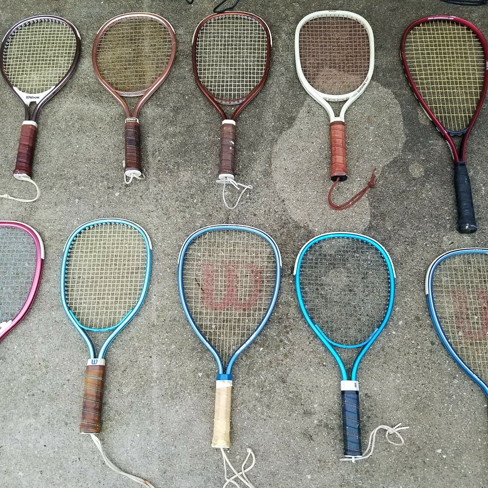 Racquet Ball MASSIVE LOT Racket WILSON RODDY OMEGA RTS OMNI GRAPHITE ARROW Rare