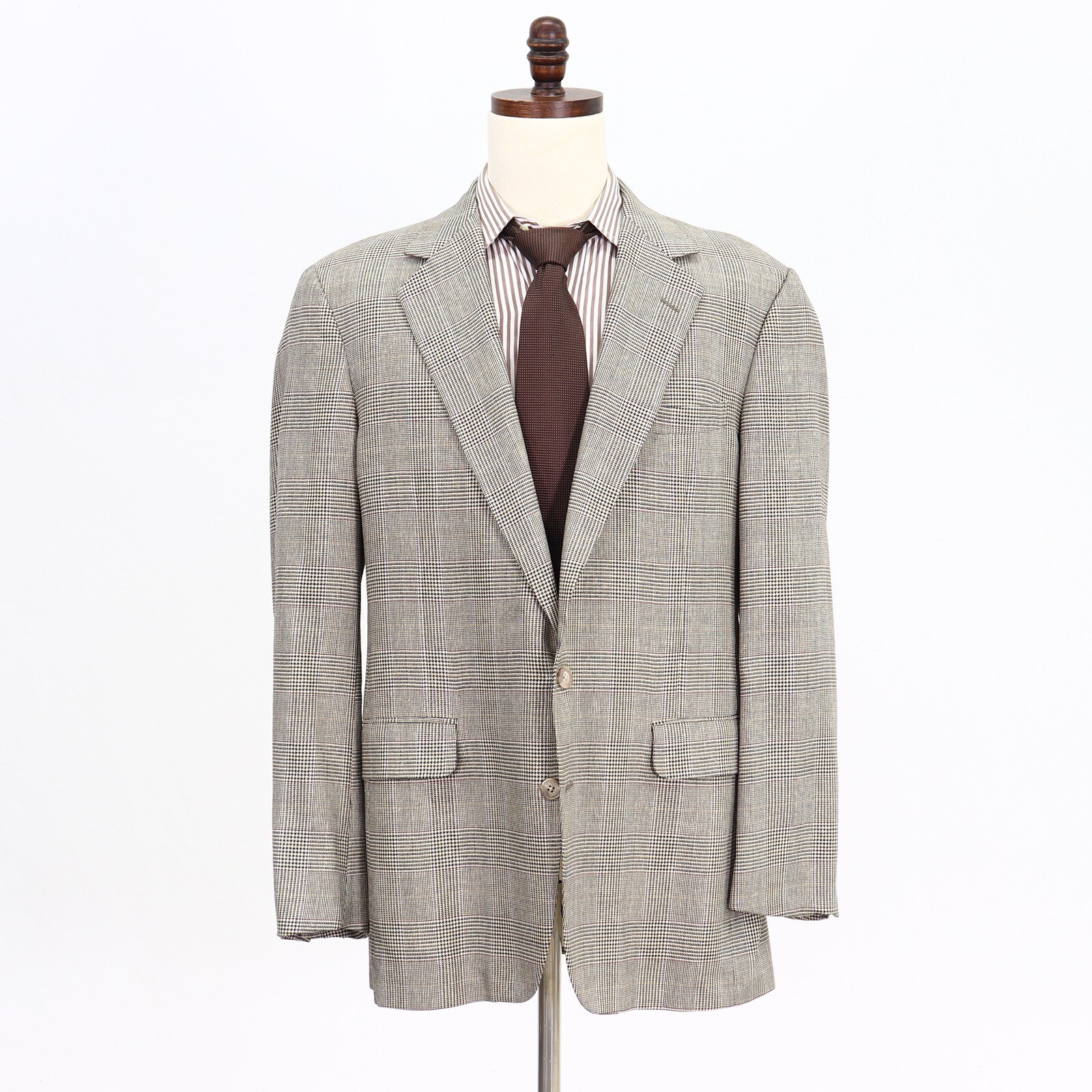 Corbin 42L Beige Sport Coat Blazer Jacket Check 2B Wool | eBay Corbin 42L Beige Sport Coat Blazer Jacket Check 2B Wool | eBay