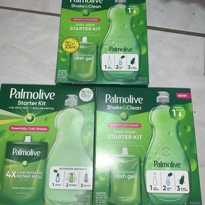 Palmolive 4X Concentrated Instant Refill Starter Kit, Fresh Citrus (Pack Of 3)