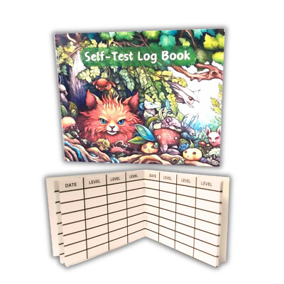 Self-Test Blood Sugar Log Book - Pocket Size