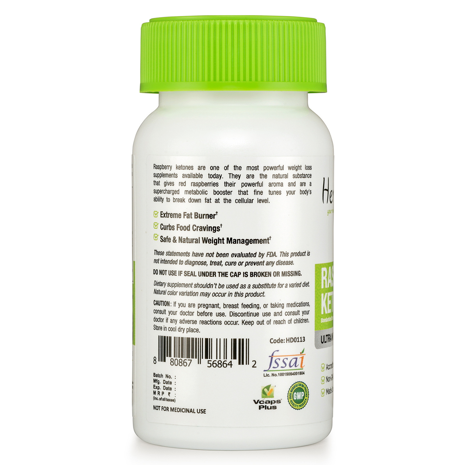 Raspberry Ketone  Loss Capsules STRONG  Diet Pills MAX - Picture 3 of 4