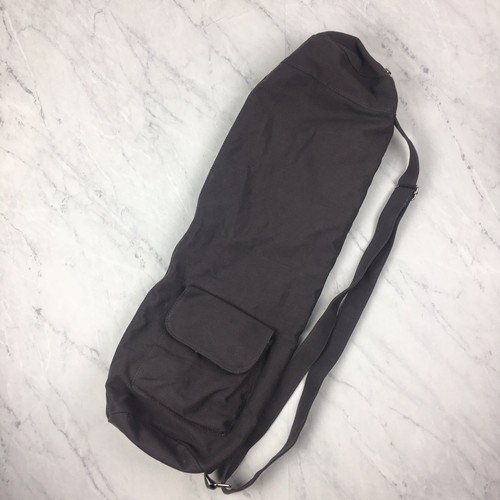 Elenture Yoga Mag Bag Gray Zipper Pockets Shoulder Strap Full Zip