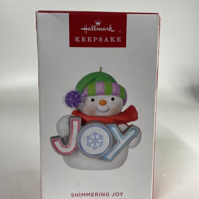 Hallmark Shimmering Joy Ornament Keepsake MAGIC LIGHT 2022 Requires Cord