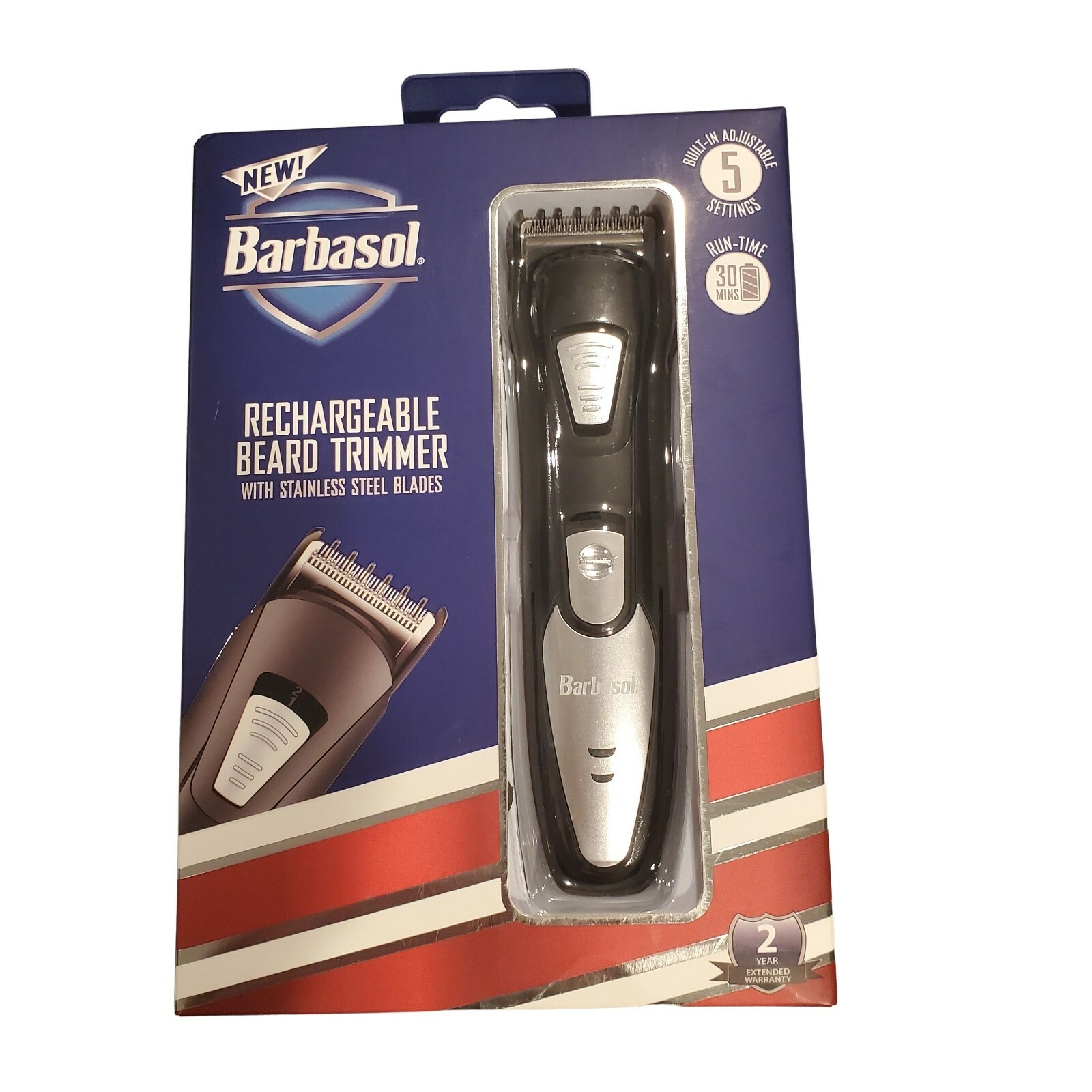 barbasol rechargeable beard trimmer