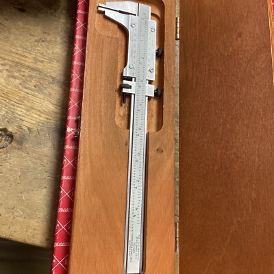 Rare Master Vernier Caliper Starrett -123ZZ-6 New