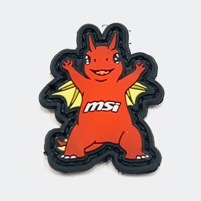 Blizzcon Exclusive MSI Dragon Badge Patch Blizzard New