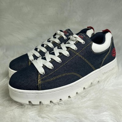 Skechers Denim Casual Sneakers for women’s size 8.5