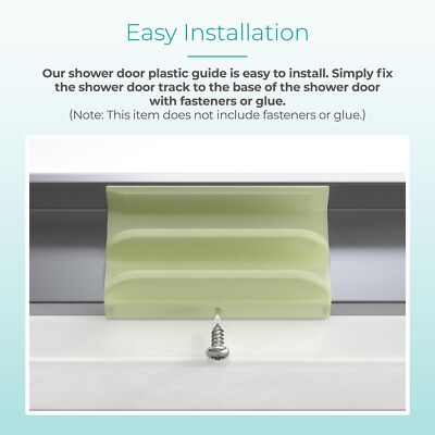 Sliding Shower Door Bottom Guide M 6219 Glass Shower Door Track Compatible