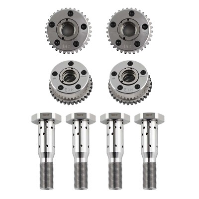 4x Cam VVT Gears & 4x Oil Control Valves Kit For Dodge Chrysler Jeep Ram 3.6L V6