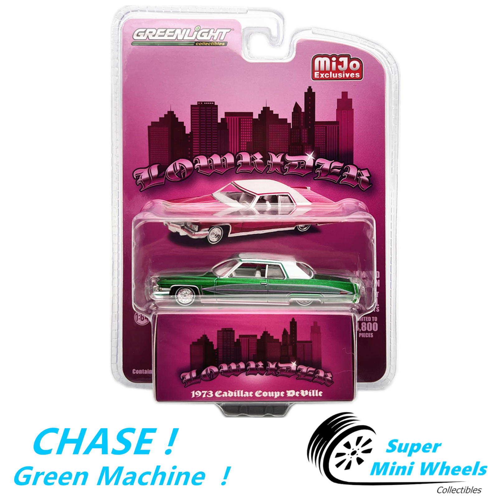 1/64　Cadillac lowrider　車高上げ下げ可能 トランク開閉 1/64 Cadillac lowrider 車高上げ下げ可能 トランク開閉