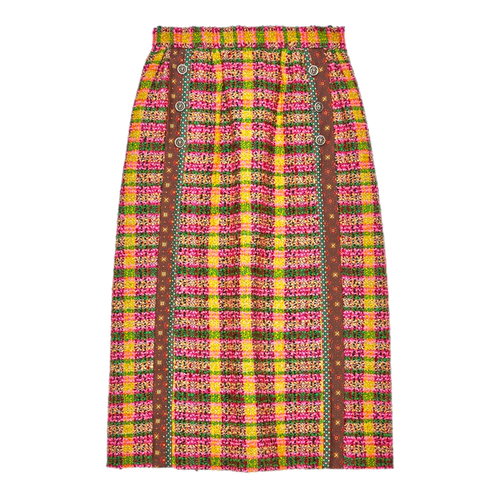 【関税&送料込】Gucci Black Tweed Skirt 774516_ZAPA4_1074_005_100_0000