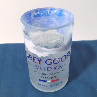 GREY GOOSE VODKA HI-BALL, COCKTAIL GLASS - UPCYCLE HANDMADE