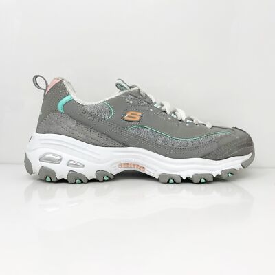 

Skechers Womens D Lites 149060 Серые повседневные кроссовки, размер 6,5, Серый, D Lites