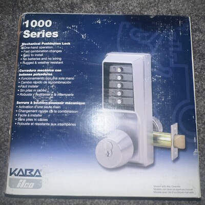 Kaba Simplex 1000 Series Metal Mechanical Pushbutton Cylindrical Lock LR1021S26