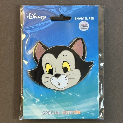 Disney Pin Pink a la Mode Portrait Series Pinocchio Figaro Cat Face LE 300