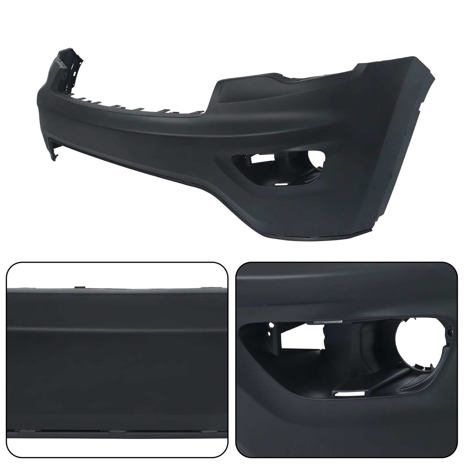 W/o Sensor Hole Front Bumper Cover For 2017-2021 Jeep Grand