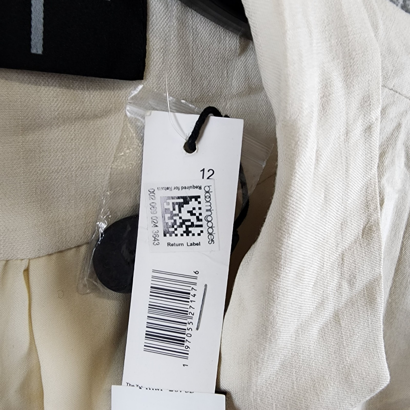 T Tahari Single Button Blazer Women's 12 Toasted Beige Braided Welt Pockets L/S - Picture 7 of 17