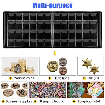 240 Pocket Coin Storage Book Collection Album Folder Money Holder Organizer 8x6"